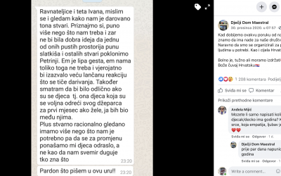 Kad dobijemo ovakvu poruku od našeg momka znamo da ima nade za naše društvo ❤