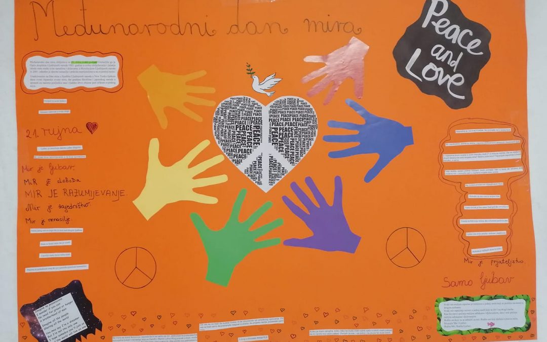 Naši poludnevci iz Imotskog su radionicom obilježili Međunarodni dan mira ?