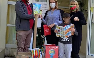 Tjedan nam je započeo poklonima školskog pribora. Hvala Školska knjiga…