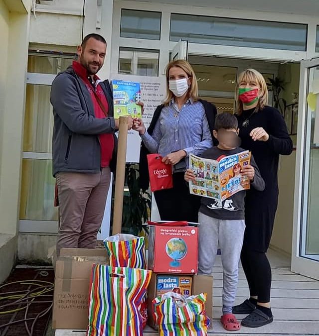 Tjedan nam je započeo poklonima školskog pribora. Hvala Školska knjiga…