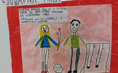 Ljubavna priča koju su osmislila i nacrtala naša djeca