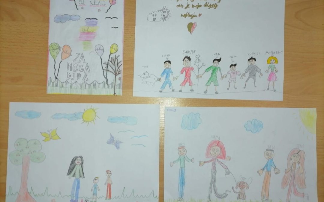 U našoj podružnici Imotski djeca su imala radionicu o obitelji