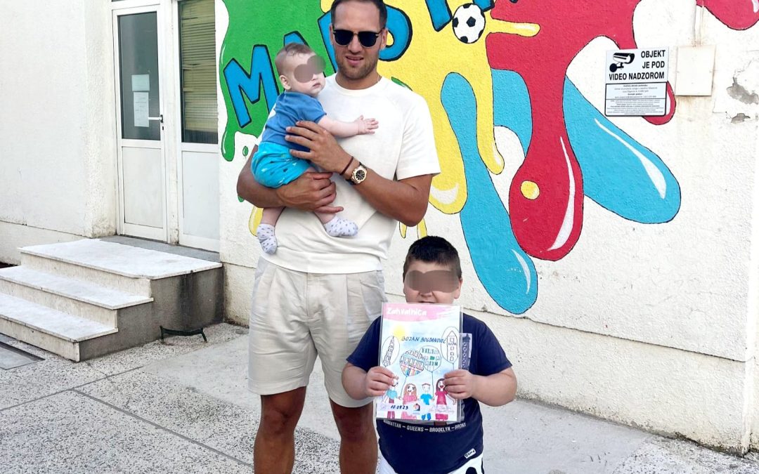 Danas nas je posjetio NBA košarkaš Bojan Bogdanović