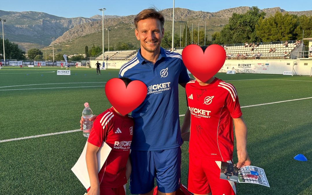 Naša tri dječaka na Rocket Footbal academy by Ivan Rakitić