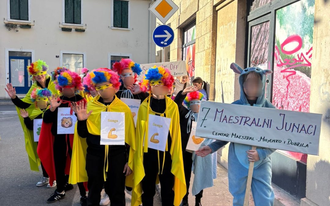 Sudjelovali smo na Dječjem krnjevalu u organizaciji KKU Poklade Donja Kaštela